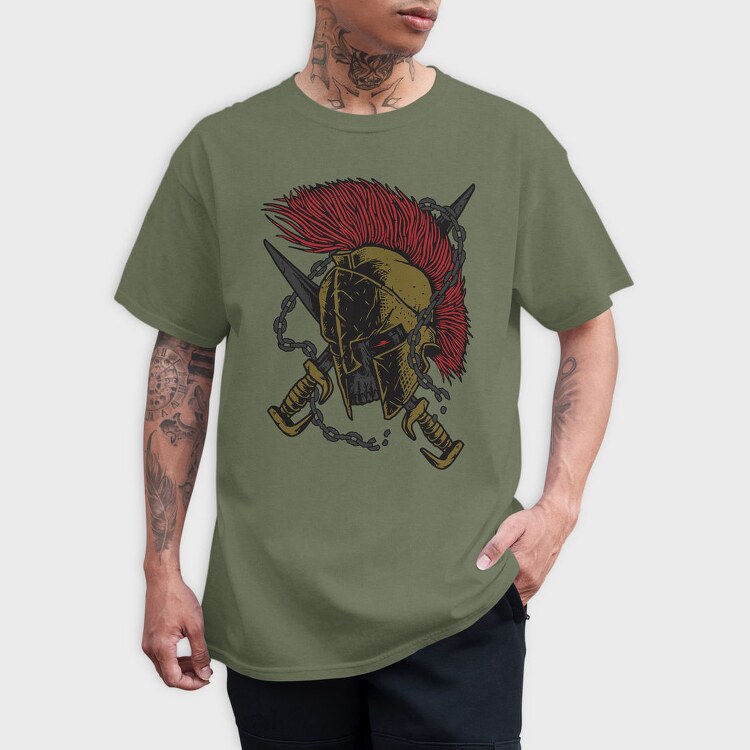 Spartan Warrior 1, Tricou Barbati (Unisex)