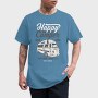 Happy Camper, Tricou Barbati (Unisex)