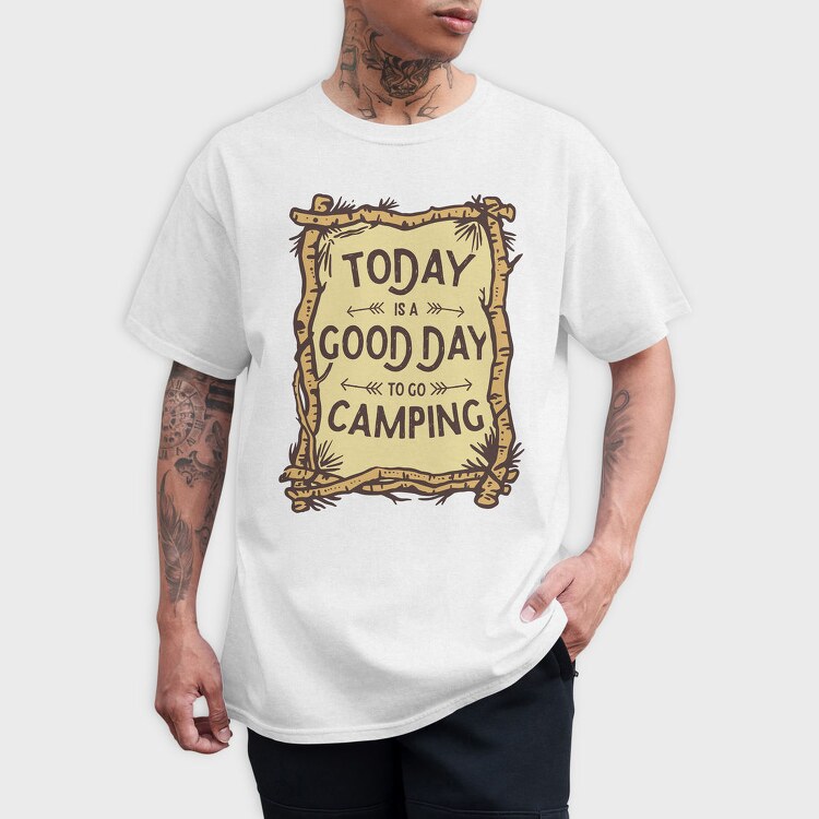 Good Day Camping, Tricou Barbati (Unisex)