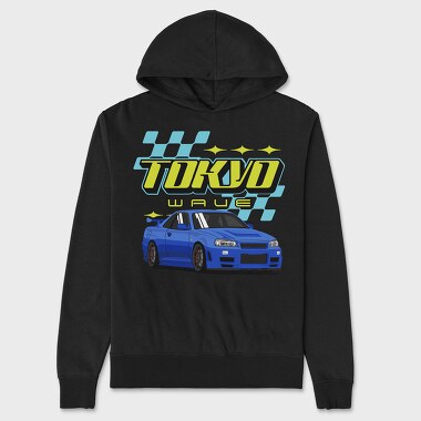 Tokyo Wave Gtr, Hanorac Oversize Barbati (Unisex)