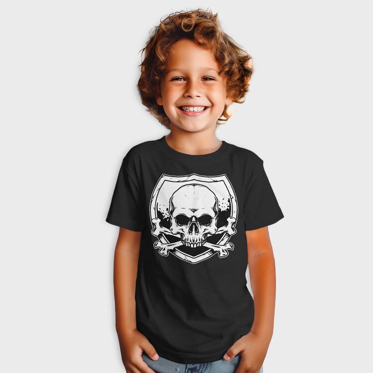 Skull Crossbones Shield, Tricou Copii