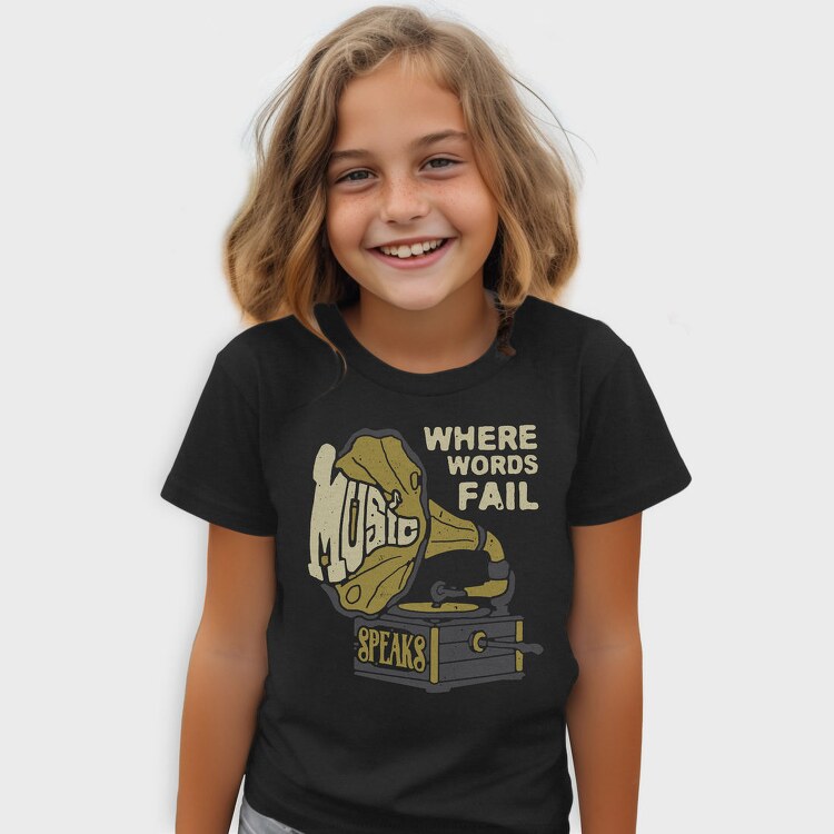Gramophone Words Fail, Tricou Copii