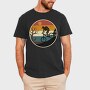 Mountain Bike Sunset, Tricou Barbati (Unisex)