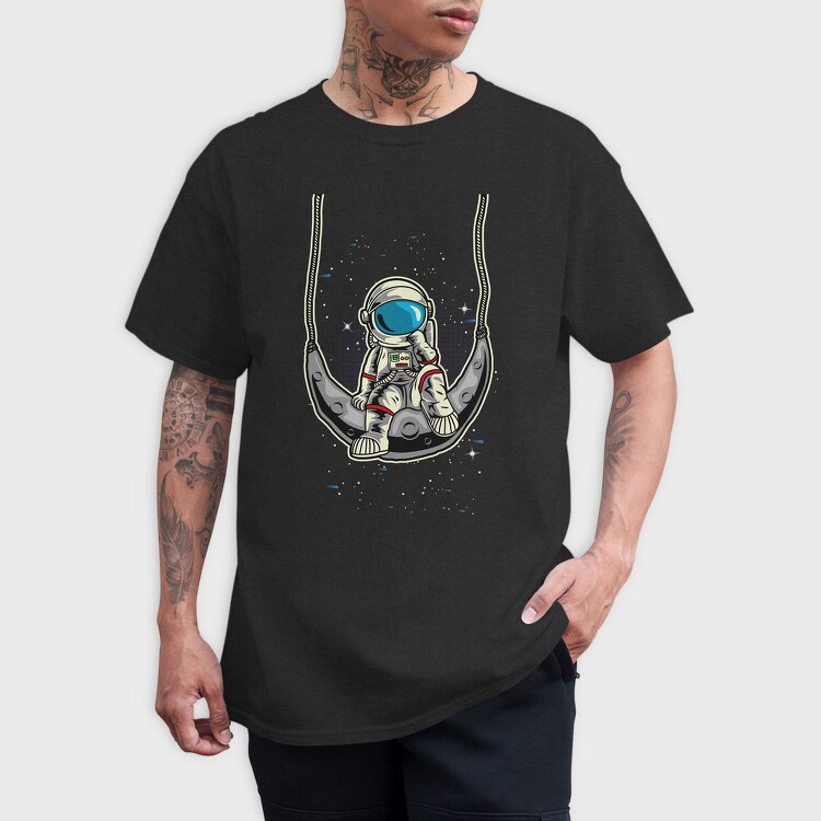 Astronaut Swing, Tricou Barbati (Unisex)