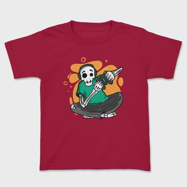 Gamer Skeleton, Tricou Copii