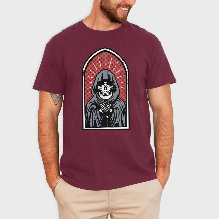 Grim Reaper Halo 1, Tricou Barbati (Unisex)