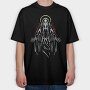 Grim Reaper Halo, Tricou Oversize Barbati (Unisex)