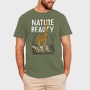 Nature Beauty Giraffe, Tricou Barbati (Unisex)