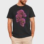 Skull Neon Scream, Tricou Barbati (Unisex)
