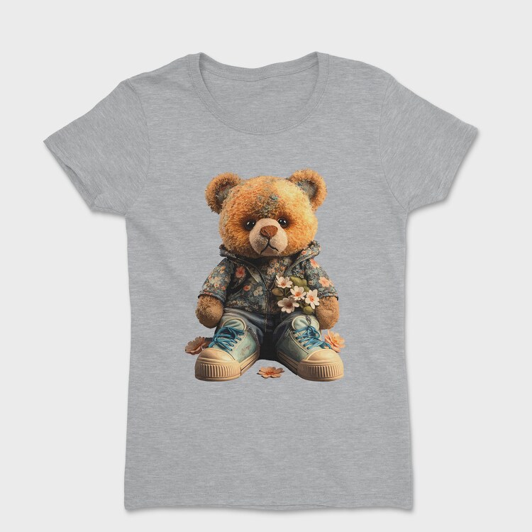 Floral Teddy, Tricou Femei