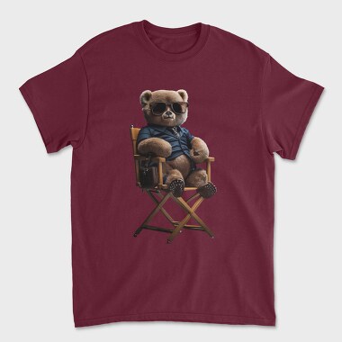 Teddy Bear on Chair, Tricou Barbati (Unisex)