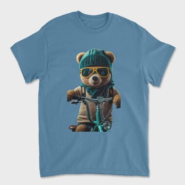 Teddy Bike, Tricou Barbati (Unisex)