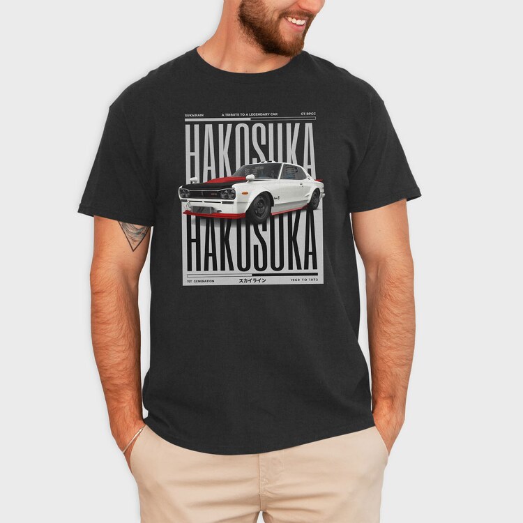 Hakosuka Skyline, Tricou Barbati (Unisex)
