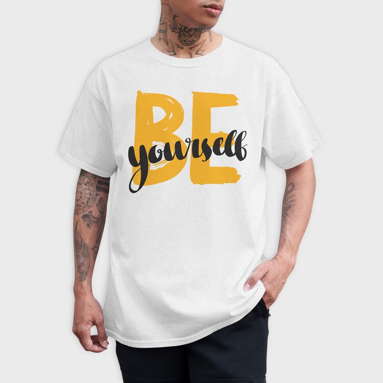 Be Yourself, Tricou Barbati (Unisex)