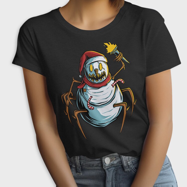 Santa Skull Nightmare, Tricou Femei