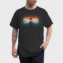 Sunset Ski Goggles, Tricou Barbati (Unisex)