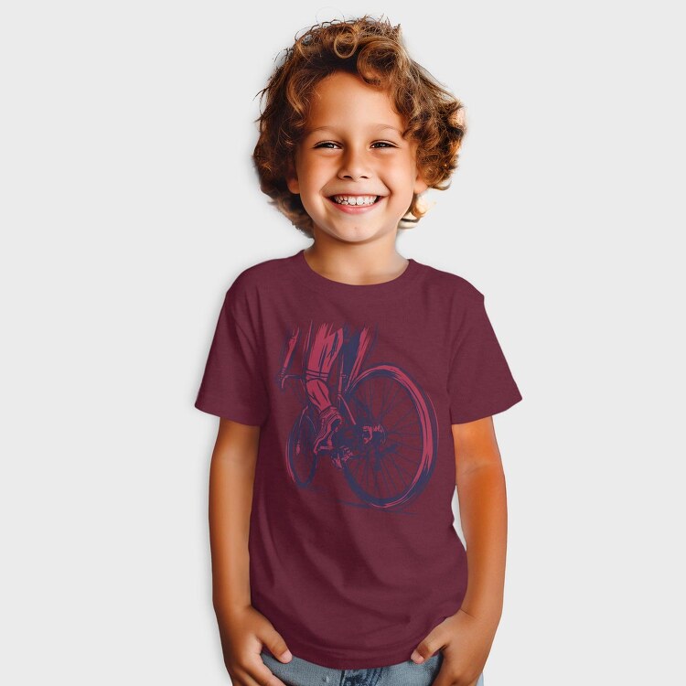 Muscular Cyclist, Tricou Copii