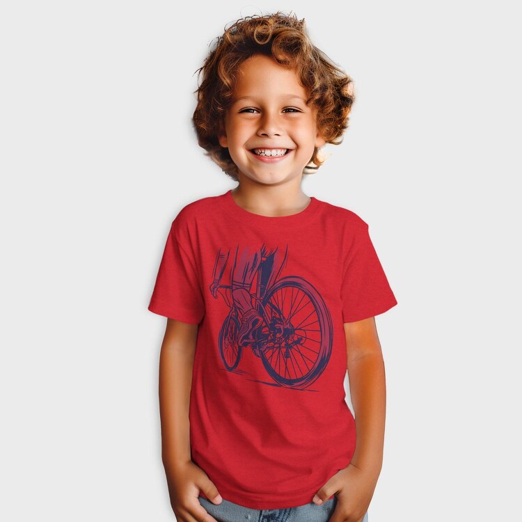 Muscular Cyclist, Tricou Copii