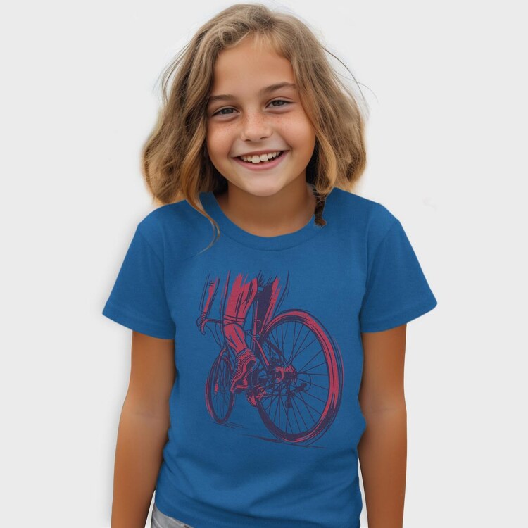 Muscular Cyclist, Tricou Copii