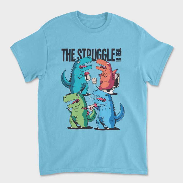 Dino Problems, Tricou Barbati (Unisex)