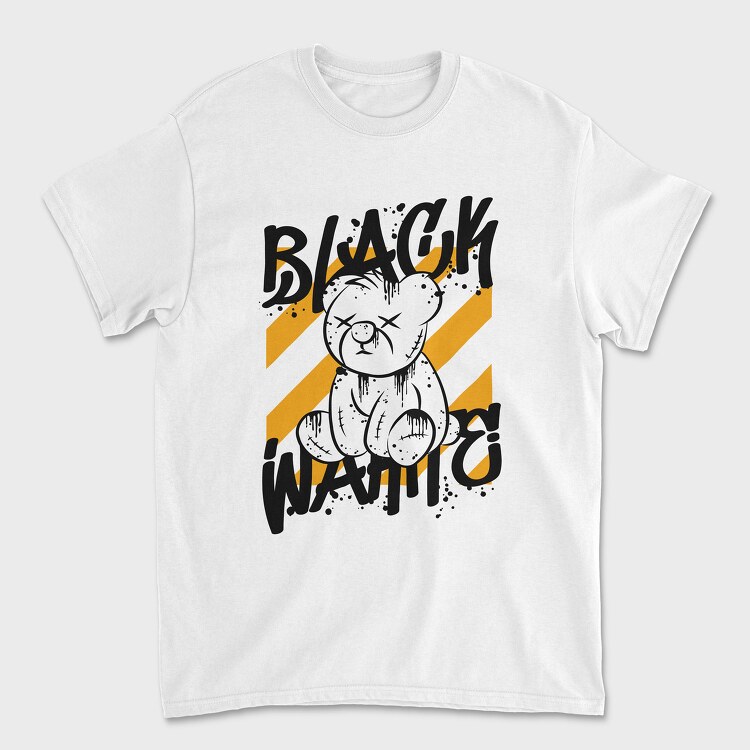 Black Wahite Bear, Tricou Barbati (Unisex)