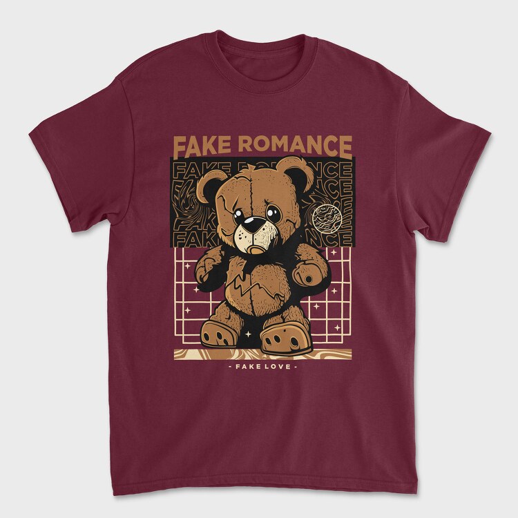 Fake Romance Bear, Tricou Barbati (Unisex)