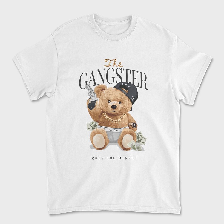 Gangster Bear, Tricou Barbati (Unisex)