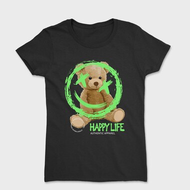 Happy Life Bear, Tricou Femei