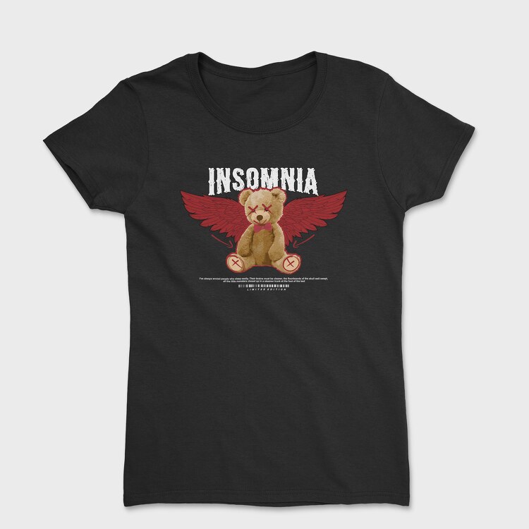 Insomnia Bear, Tricou Femei