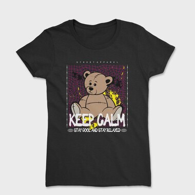 Keep Calm Bear, Tricou Femei