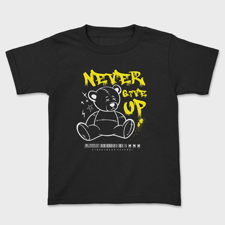 Never Give Up Teddy Bear, Tricou Copii