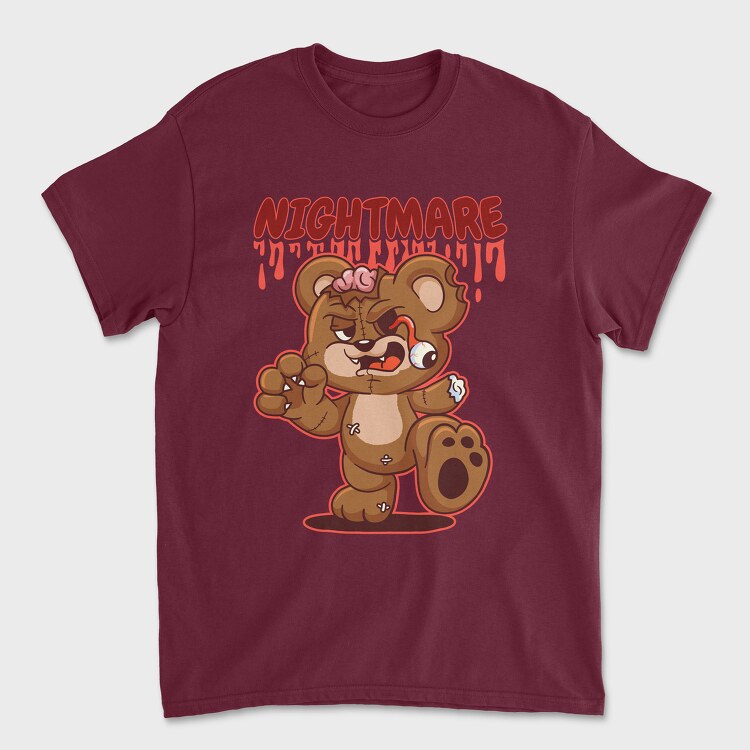 Nightmare Bear, Tricou Barbati (Unisex)