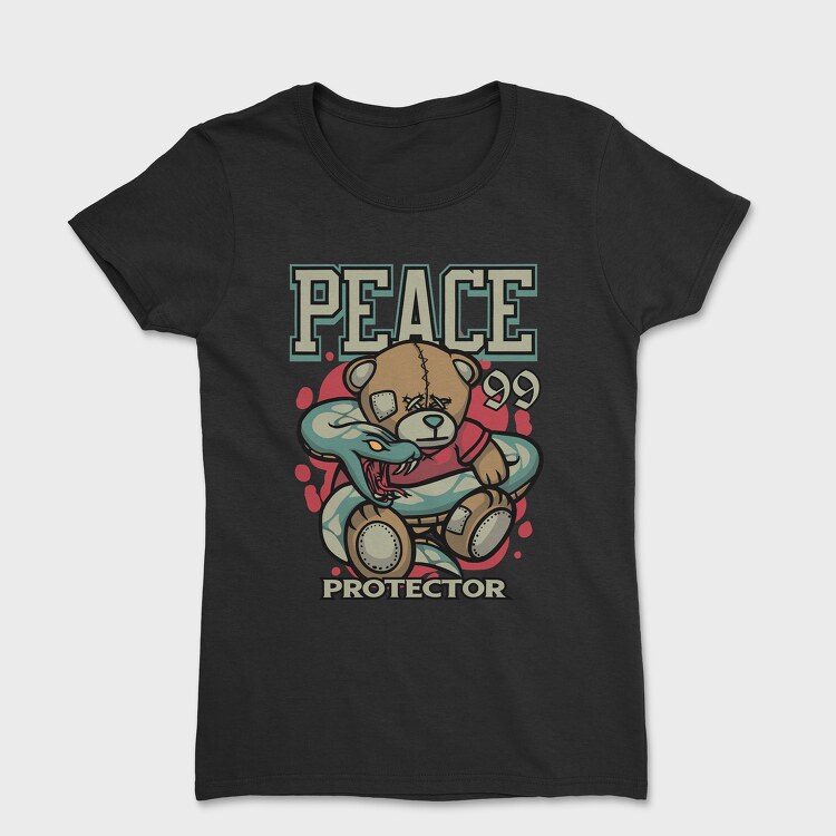 Peace Protector Bear, Tricou Femei