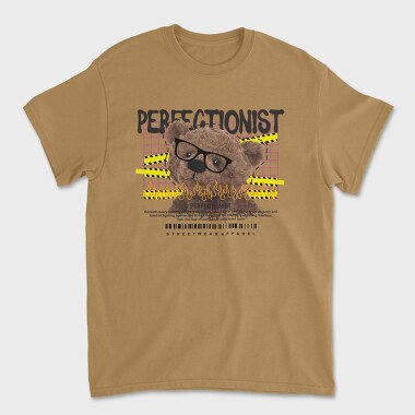 Perfectionist Bear, Tricou Barbati (Unisex)