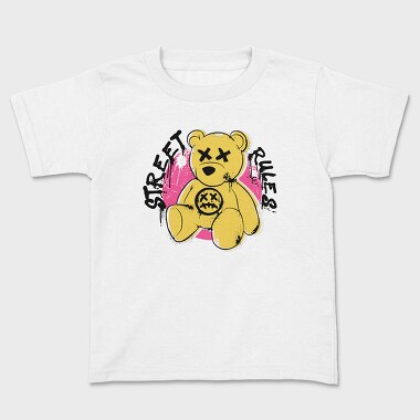 Street Rules Bear, Tricou Copii