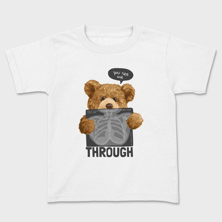 Through Bear, Tricou Copii