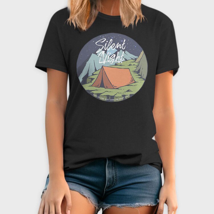 Night Camp, Tricou Barbati (Unisex)