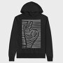 Ok Symbol 3d, Hanorac Oversize Barbati (Unisex)