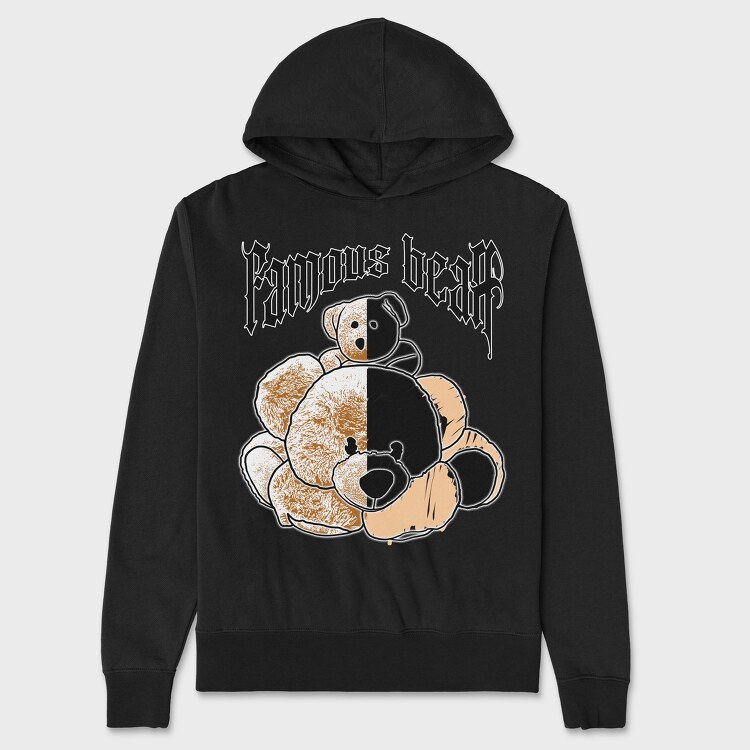 Famous Bear, Hanorac Oversize Barbati (Unisex)