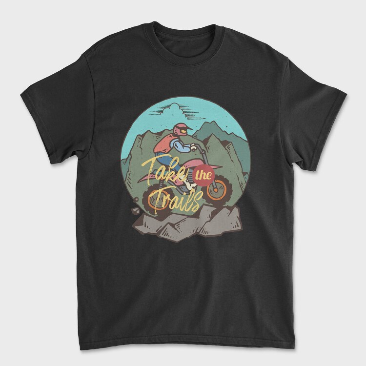 Off Road Moto, Tricou Barbati (Unisex)