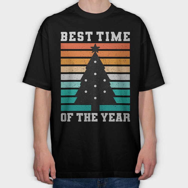 Best Time Tree, Tricou Oversize Barbati (Unisex)