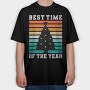 Best Time Tree, Tricou Oversize Barbati (Unisex)