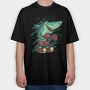 Shark Boxer, Tricou Oversize Barbati (Unisex)