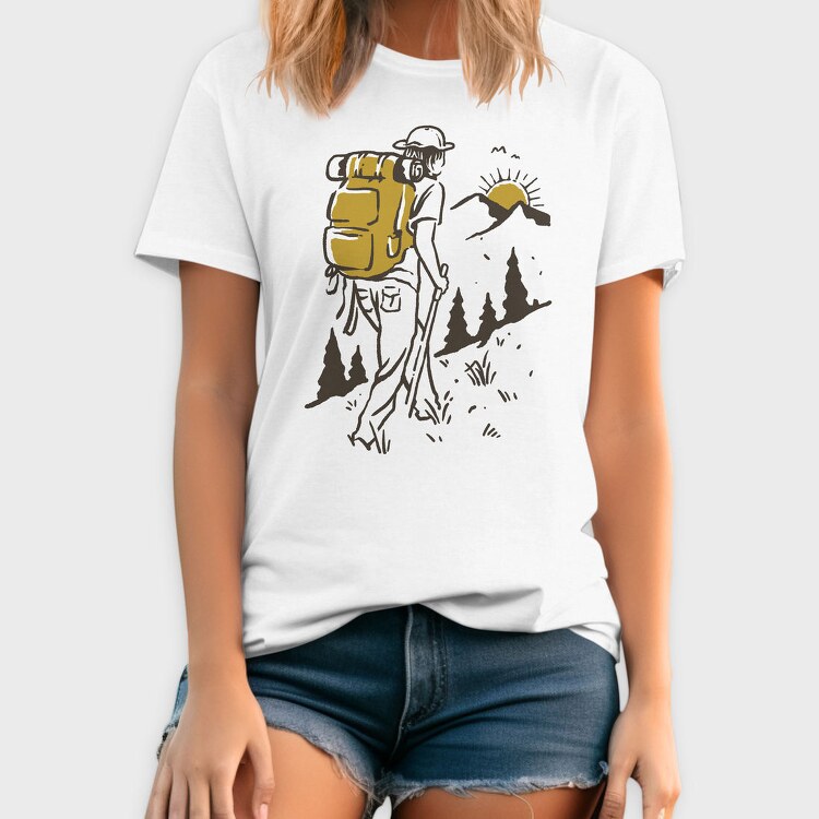 Hiking Adventure, Tricou Barbati (Unisex)