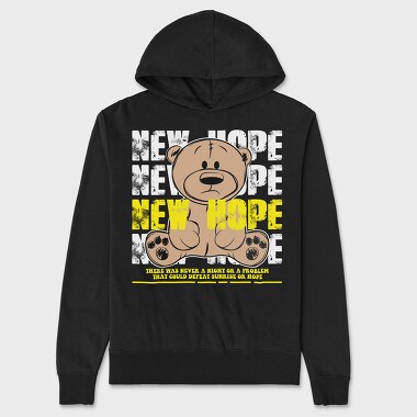 New Hope Bear, Hanorac Oversize Barbati (Unisex)