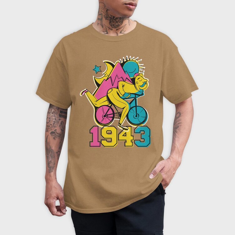 Bicycle Day, Tricou Barbati (Unisex)