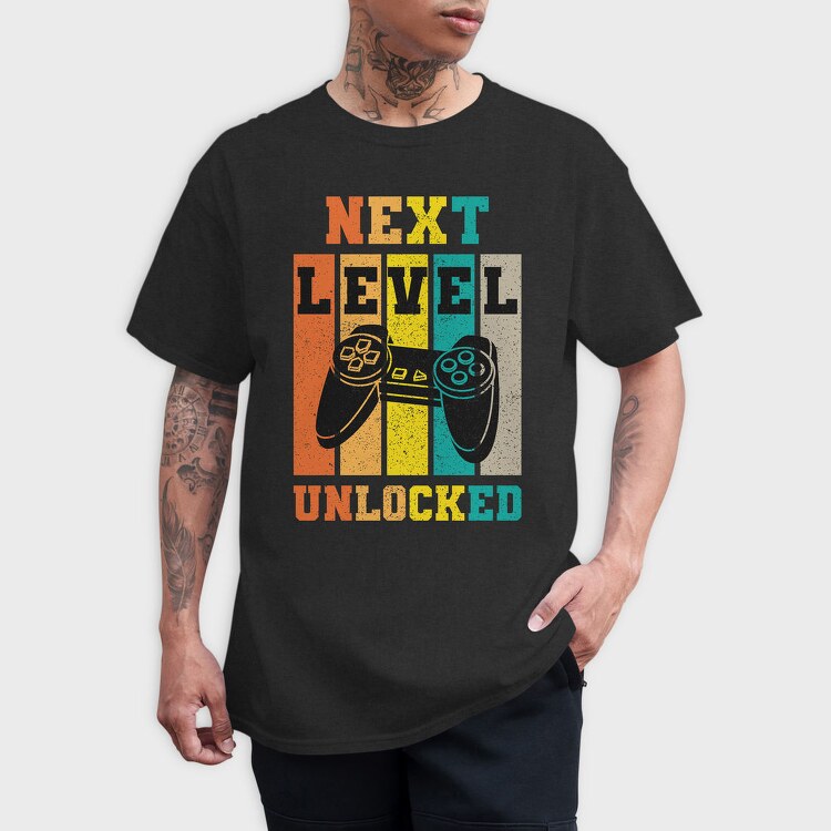 Next Level Unlocked, Tricou Barbati (Unisex)