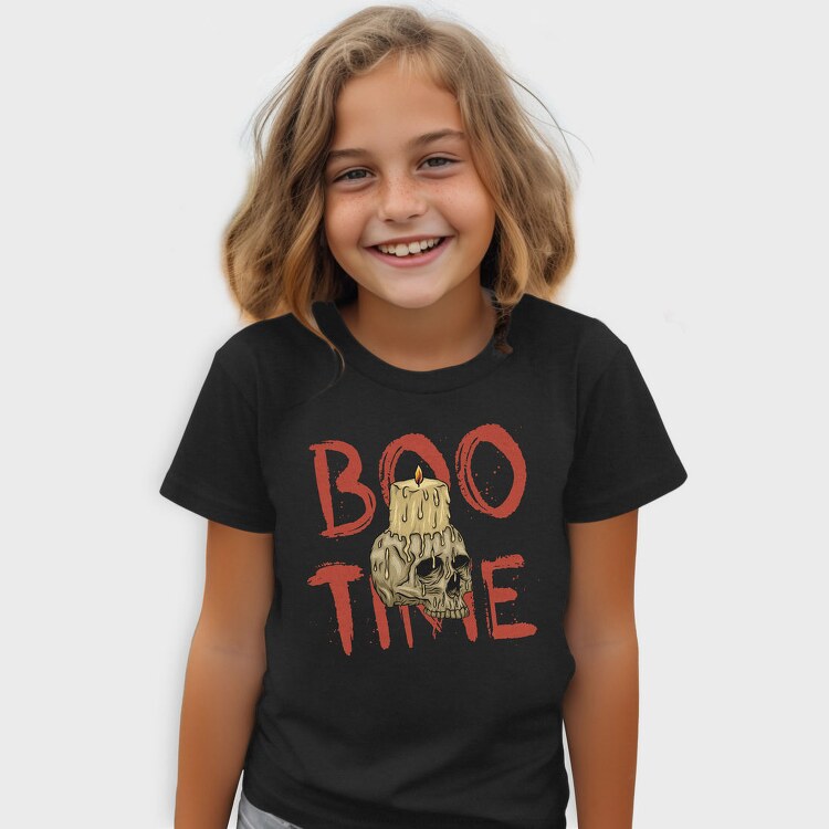 Boo Time Skull, Tricou Copii