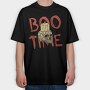 Boo Time Skull, Tricou Oversize Barbati (Unisex)