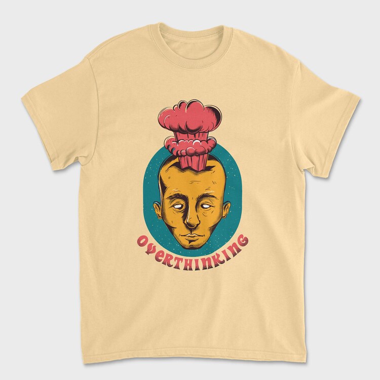 Overthinking, Tricou Barbati (Unisex)